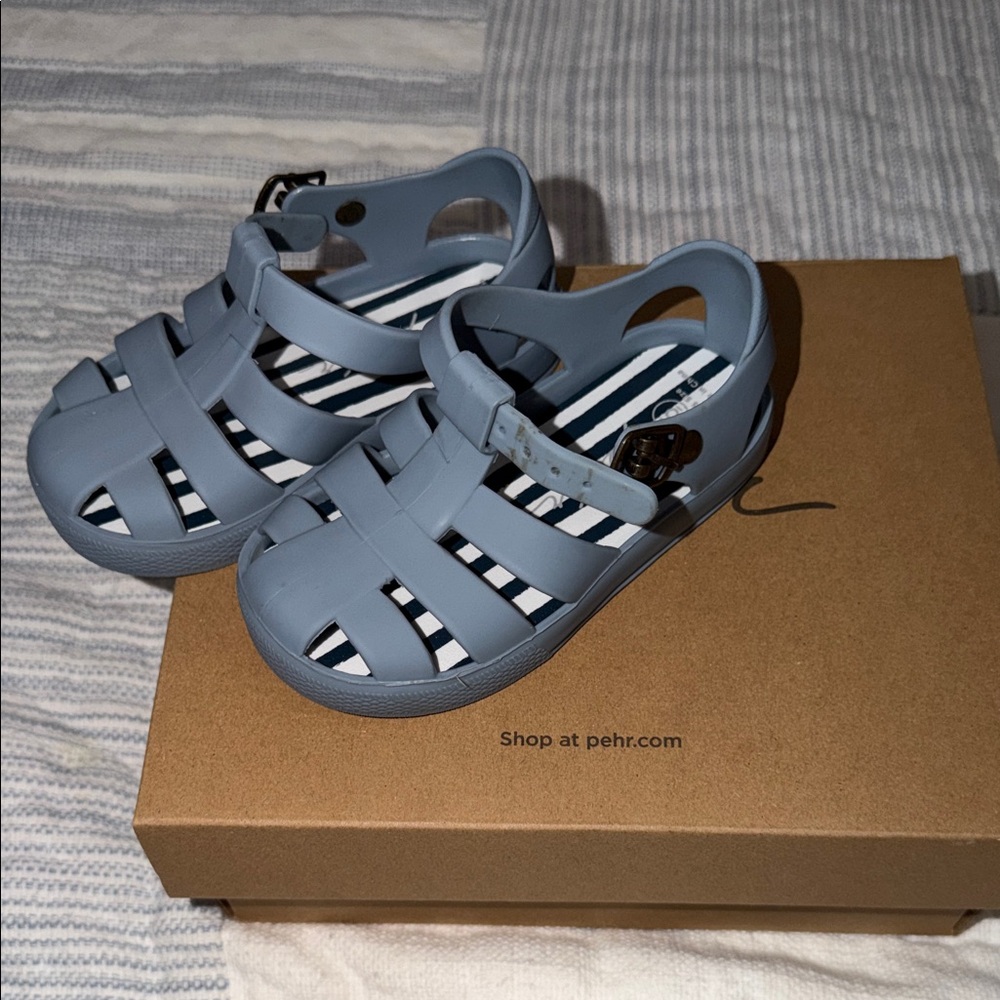 Blue Kids Fisherman Sandals (they don’t make this color anymore)